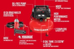 CRAFTSMAN Brad Nailer and Air Compressor Combo Kit Review