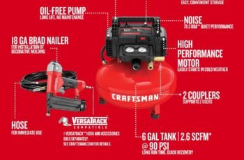CRAFTSMAN Brad Nailer and Air Compressor Combo Kit Review