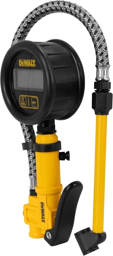 DEWALT (DXCM024-0438) 2.5 DIGITAL INFLATOR WITH 15 STEEL BRAIDED HOSE