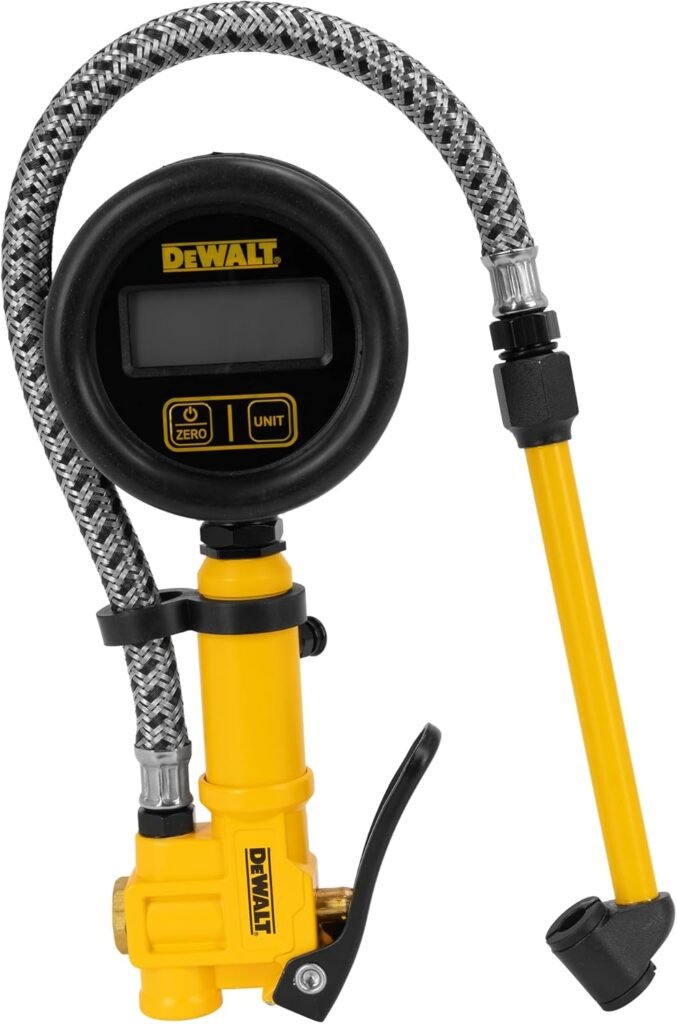 DEWALT (DXCM024-0438) 2.5 DIGITAL INFLATOR WITH 15 STEEL BRAIDED HOSE