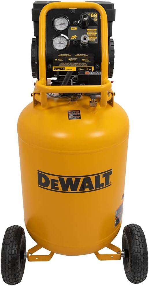 DEWALT 26G Quiet 4.0SCFM 150PSI Vert Compressor
