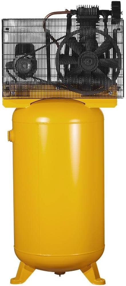 DEWALT DXCMV5048055 Two-Stage Cast Iron Industrial Air Compressor, 80-Gallon