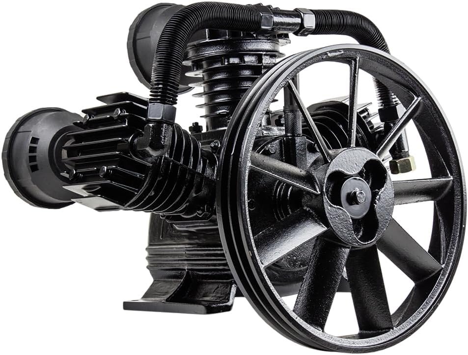 5-7.5 HP Replacement Air Compressor Pump Single Stage 3-Cylinder 17 CFM Compressor Source CS3080