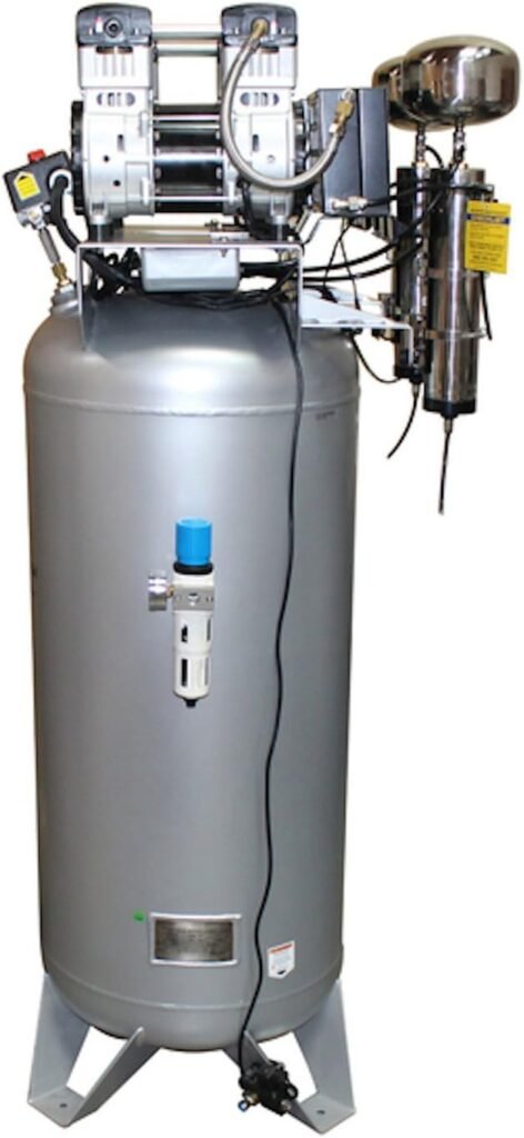 CALIFORNIA AIR TOOLS 60040DCAD Powerful 4.0 Hp Ultra Quiet  Oil-Free Air Compressor﻿ with Air Drying System and Automatic Drain Valve