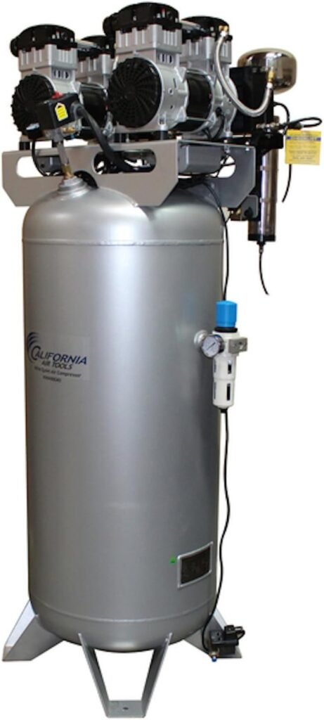 CALIFORNIA AIR TOOLS 60040DCAD Powerful 4.0 Hp Ultra Quiet  Oil-Free Air Compressor﻿ with Air Drying System and Automatic Drain Valve