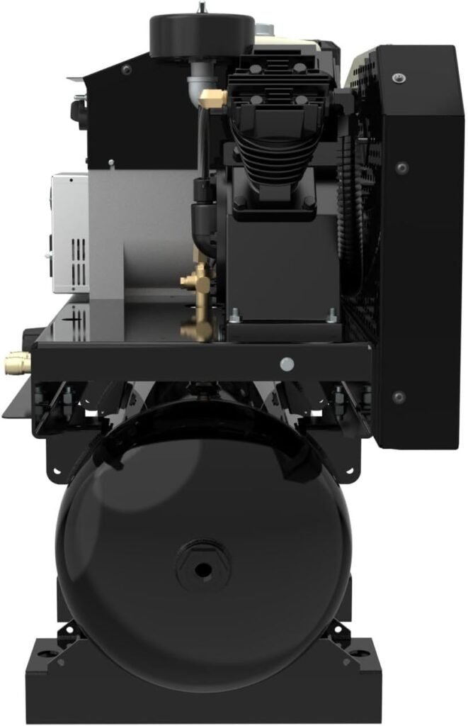 CAMPBELL HAUSFELD 3-in-1 Compressor-Generator-Welder Combo with Honda GX390 Gas Engine, 5000W Generator, 200A Welder, 30 Gallon Tank, 175 PSI, Truck Mount