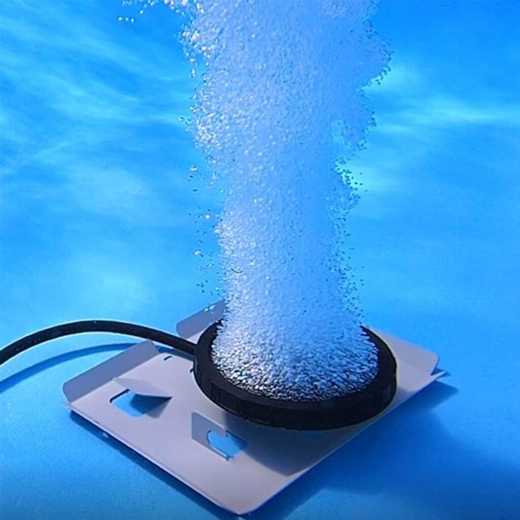 HALF OFF PONDS 3.9 CFM Deep Water Aeration Rocking Piston Air Compressor with Cabinet for Aeration of Ponds and Lakes - PA-RP60P-CAB