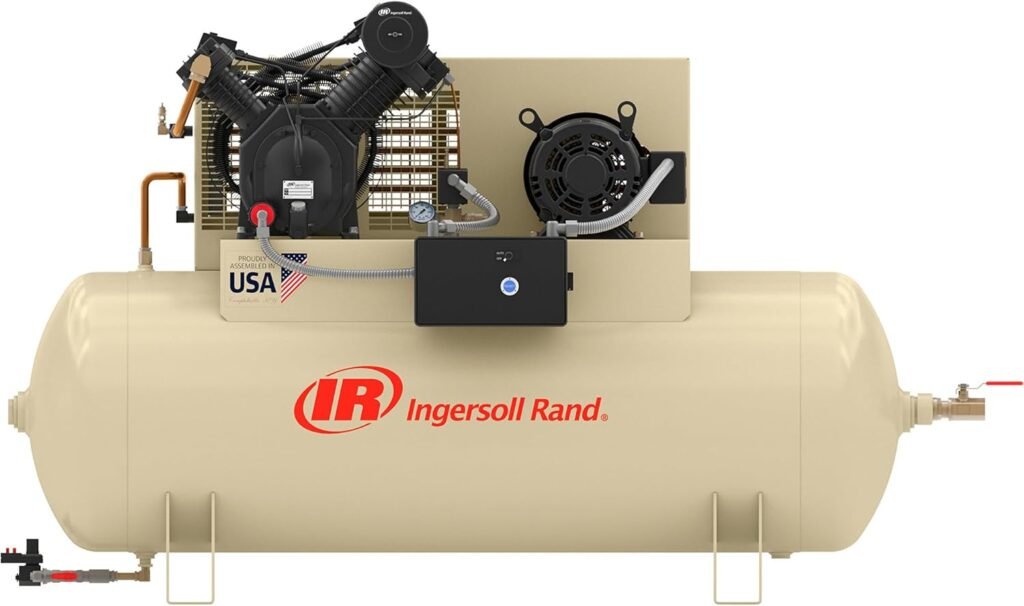 Ingersoll Rand Electric Stationary Air Compressor (Fully Packaged) - 15 HP, 50 CFM at 175 PSI, 230 Volts, Model Number 7100E15-P
