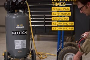 Klutch 60-Gallon Single-Stage Vertical Air Compressor review