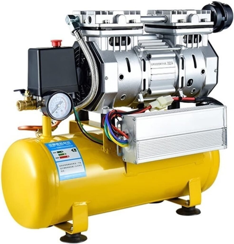 12V/24V/48V/60V/72V Silent Oil-free Air Compressor, 9/18/30L Air Pump Small Industrial High-pressure Air Pump Car Air Compressor MINGPING (Color : 30L 24V Yellow) 12V/24V/48V/60V/72V Silent Oil-free Air Compressor, 9/18/30L Air Pump Small Industrial High-pressure Air Pump Car Air Compressor MINGPING (Color : 30L 24V Yellow)