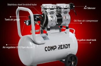 Ultra Quiet 8 Gallon Air Compressor review