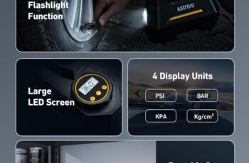 AstroAI Tire Inflator Portable Air Compressor review