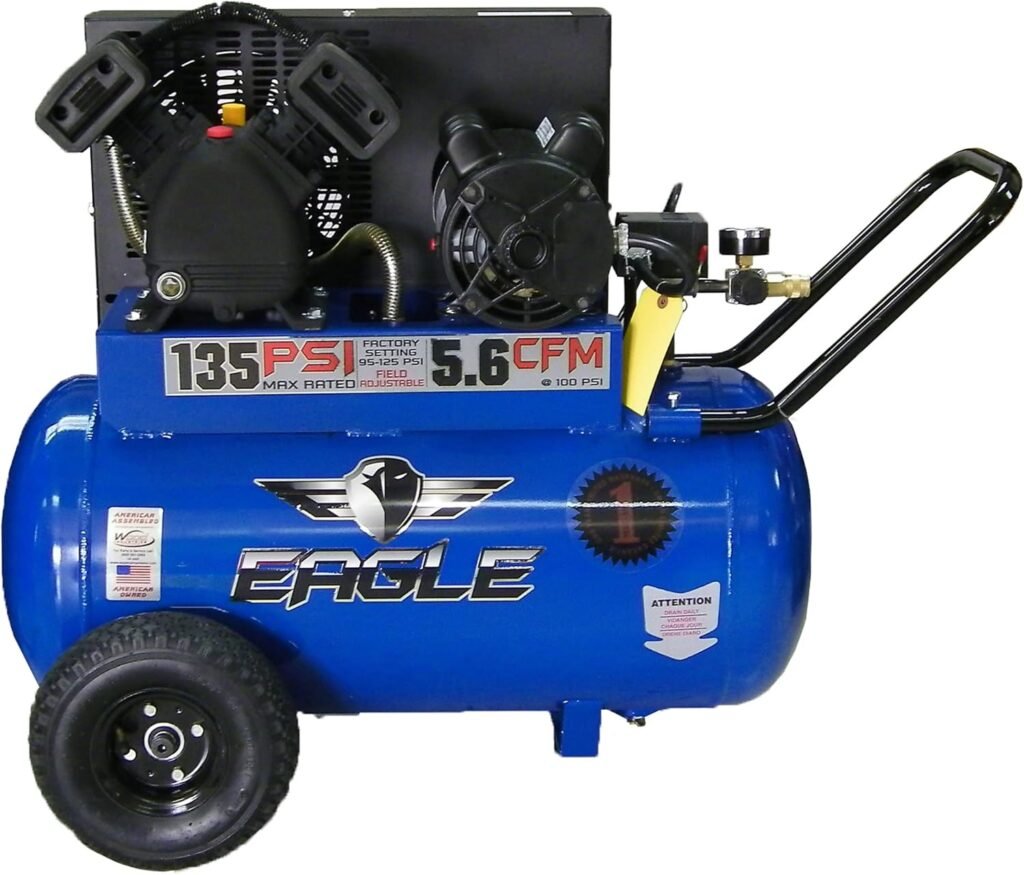 Eagle P3120H1-CC 20-Gallon 125 PSI Max PSI Electric Compressor