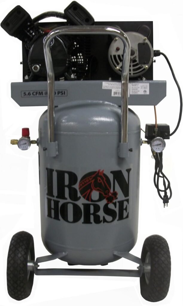 Iron Horse IHP5120V1-US 20-Gallon 125 PSI Max Electric Compressor