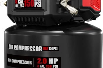 Portable Air Compressor 8 Gallon Oil Free Review