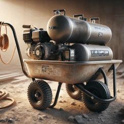 DEWALT 8 Gallon Gas Powered Wheelbarrow Air Compressor Review