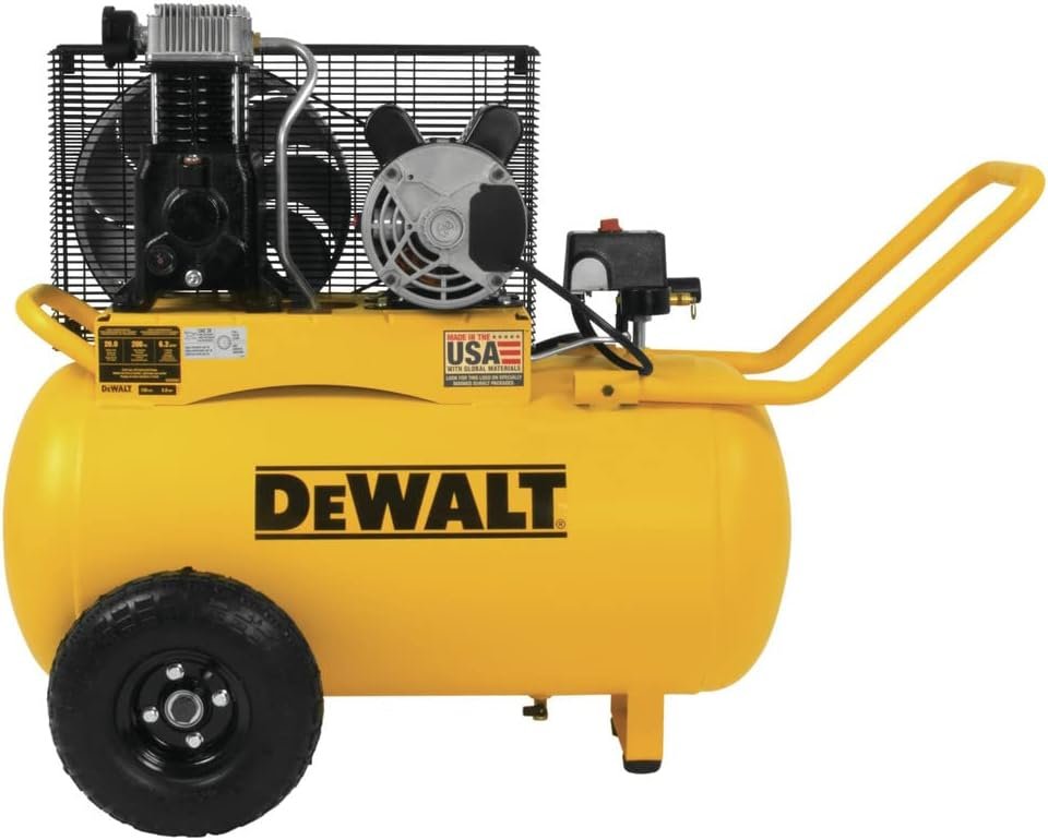 DeWalt DXCM201 20 Gal. 200 Psi Oil LUBED Belt Drive Electric Air Compressor