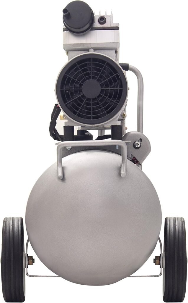 California Air Tools 6010LFC 1.0 HP Ultra Quiet and Oil-Free Industrial Air Compressor, 6.0-Gallon