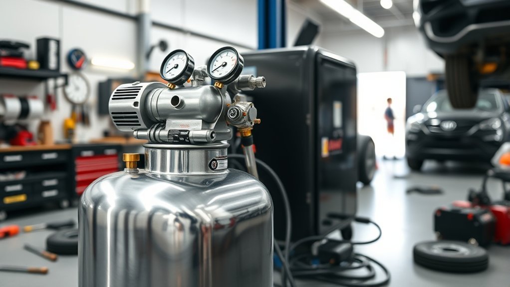 choosing efficient auto shop compressors