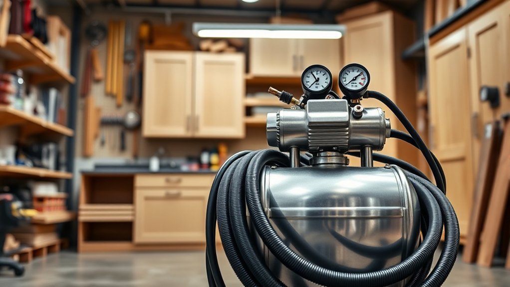 choosing suitable cabinet shop compressors