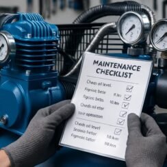 Industrial Air Compressor Maintenance Checklist