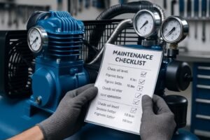 Industrial Air Compressor Maintenance Checklist