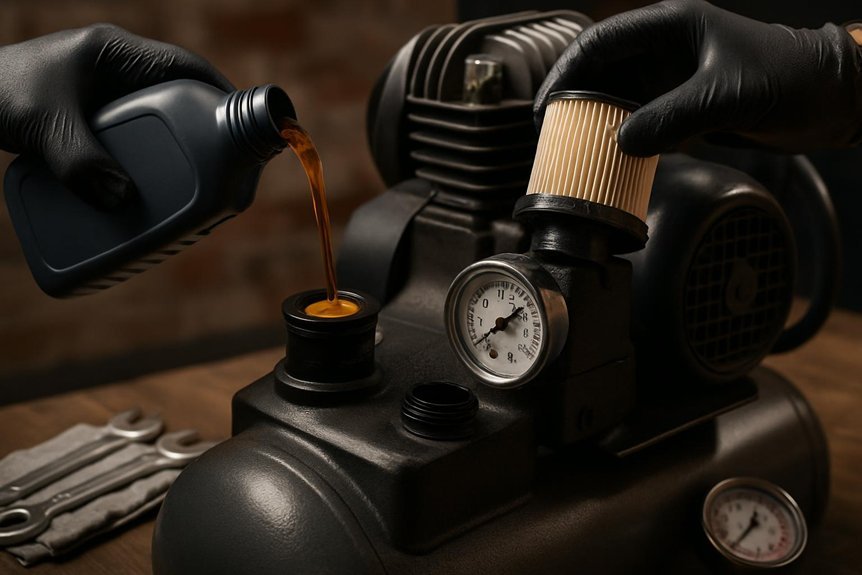 proper lubrication and filters