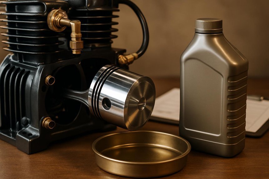 proper lubrication prolongs compressor