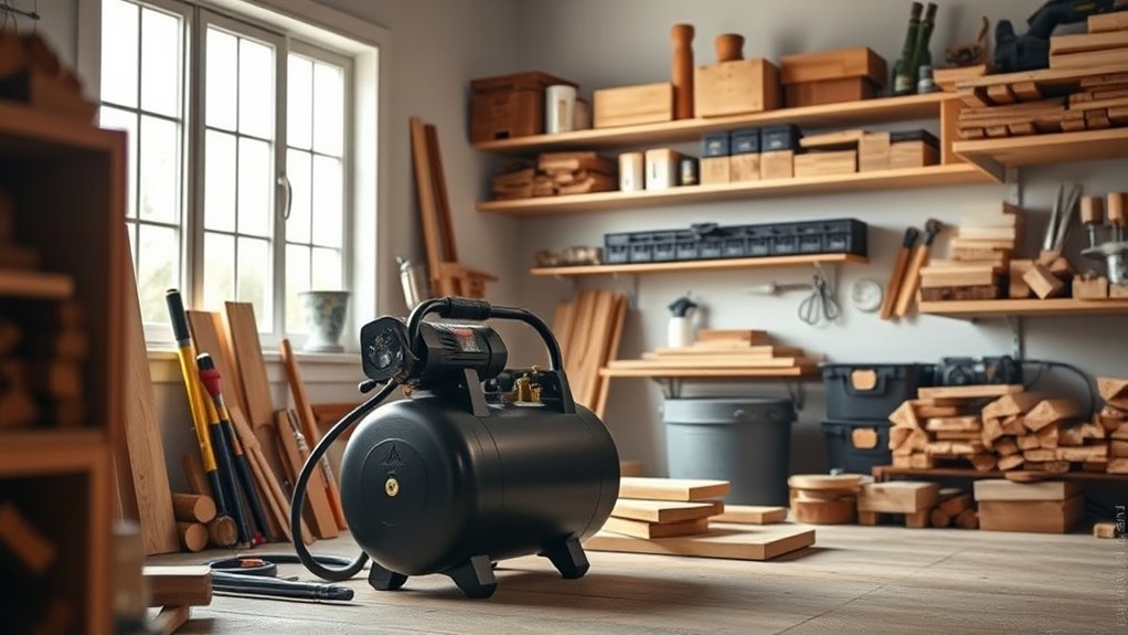 quiet efficient woodworking compressors
