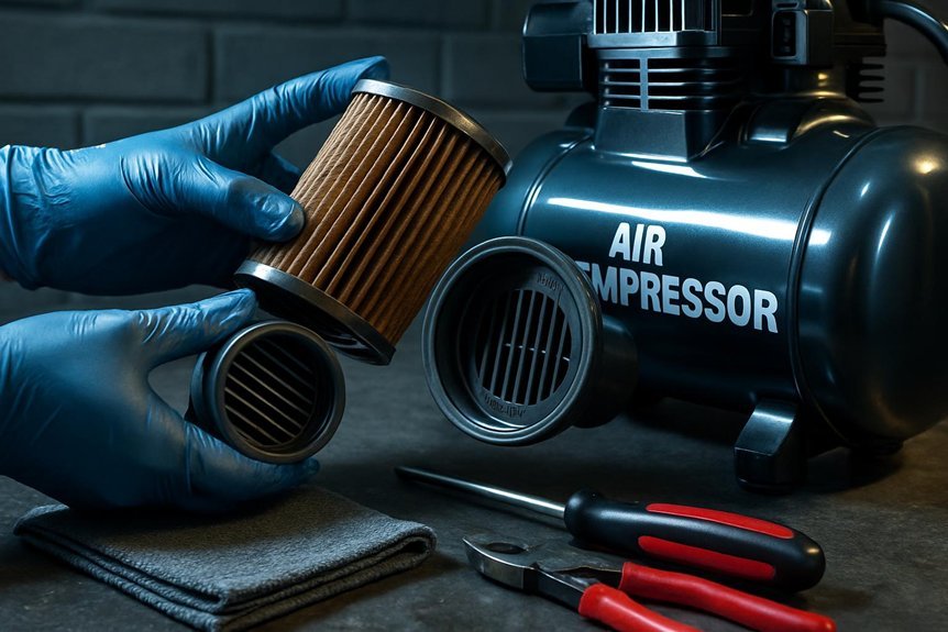 replace filters clean vents