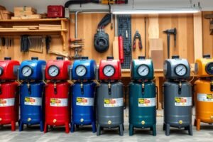 15 Best Stationary Air Compressors That Elevate Your Woodworking Shop