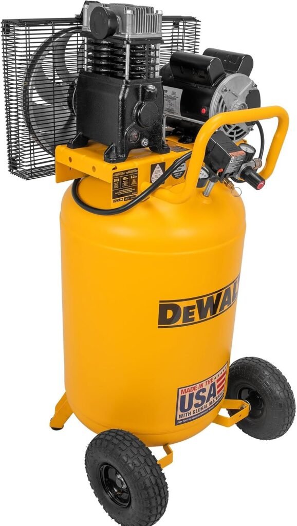 DEWALT Gallon Portable Air Compressor with Max PSI Electric, Oil Lube, Vertical DEWALT Gallon Portable Air Compressor with Max PSI Electric, Oil Lube, Vertical