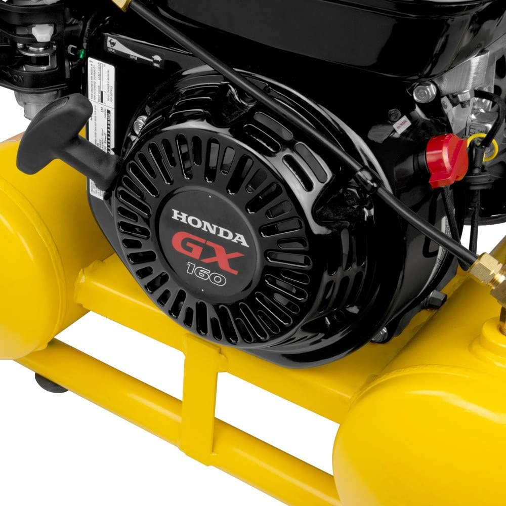 DeWalt Gallon Portable Gas Powered Oil Free Honda Engine Direct Drive Air Compressor (DXCMTA5590412) DeWalt Gallon Portable Gas Powered Oil Free Honda Engine Direct Drive Air Compressor (DXCMTA5590412)