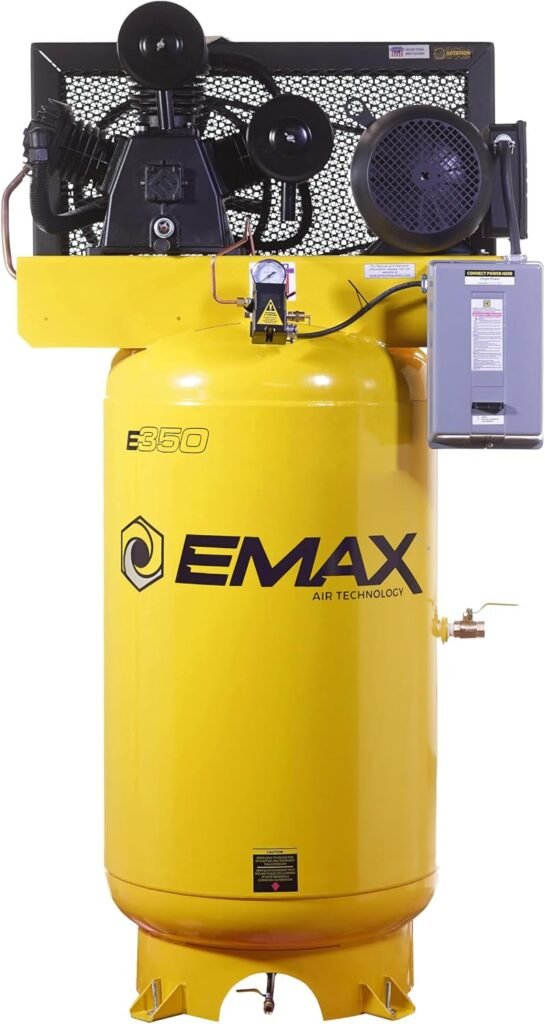 EMAX Gal Electric Air Compressor, 7.5HP, CFM, Stage, Max PSI EMAX Gal Electric Air Compressor, 7.5HP, CFM, Stage, Max PSI
