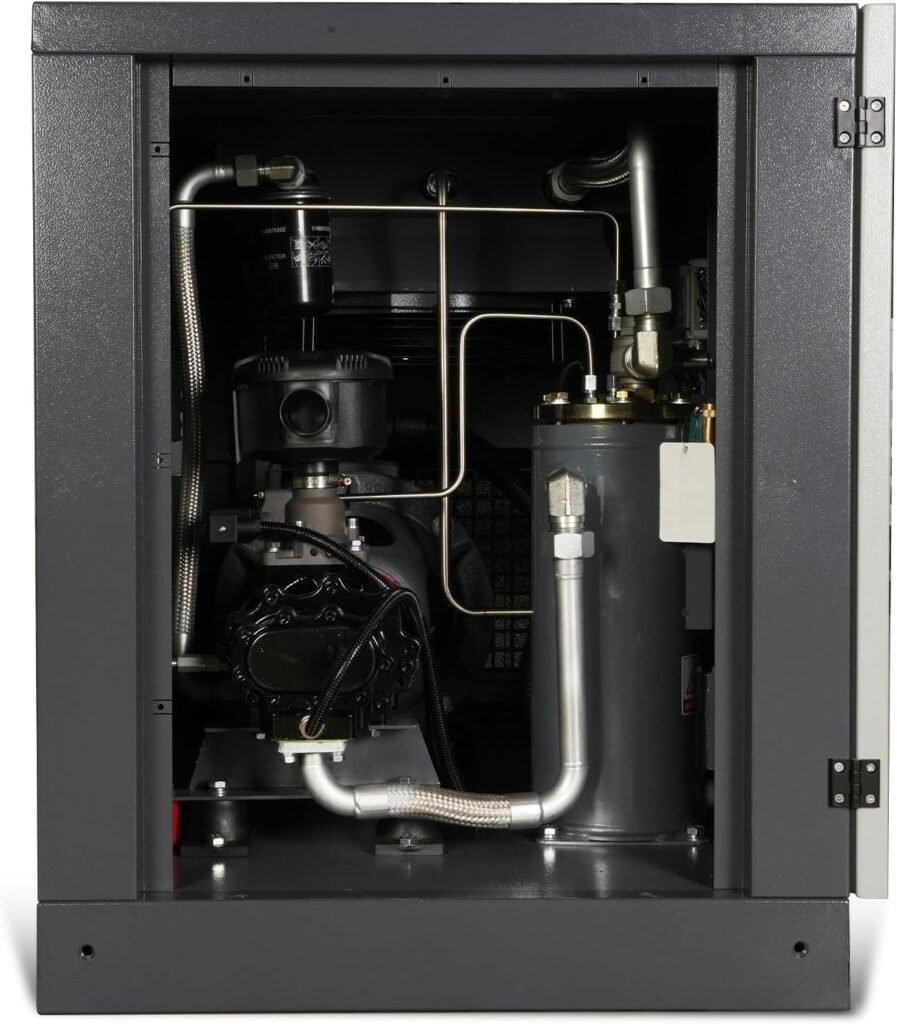 MechMaxx 10HP Rotary Screw Air Compressor – CFM, PSI, 230V 3-Phase | Industrial-Grade,Model M10AC230 MechMaxx 10HP Rotary Screw Air Compressor – CFM, PSI, 230V 3-Phase | Industrial-Grade,Model M10AC230