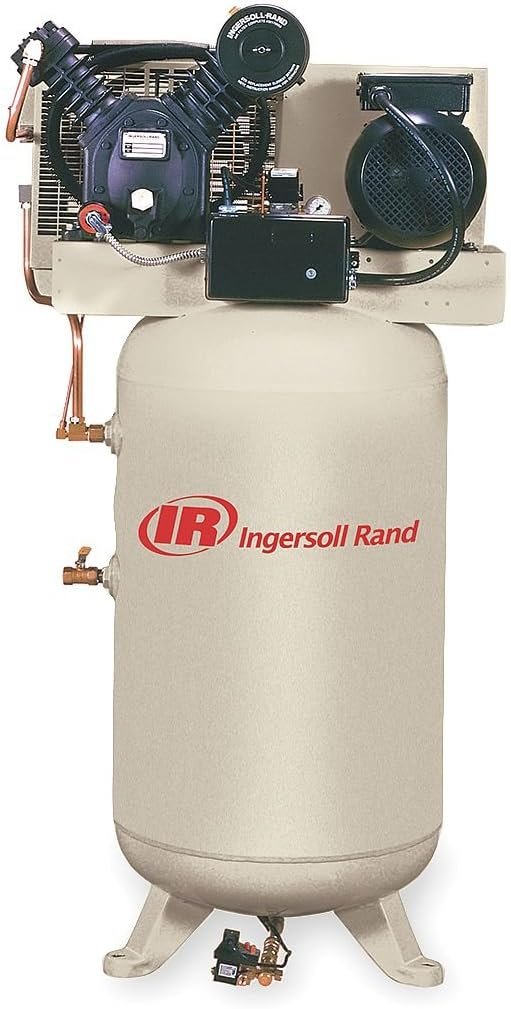 Ingersoll-Rand Electric Air Compressor, 7.5 hp, Stage 2475N7.5-P-230-1 - Each