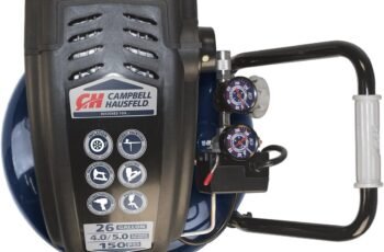 Campbell Hausfeld 26 Gallon Vertical Air Compressor, Oil Free, 150 Max PSI